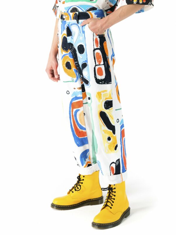 Charles Jeffrey Mens art denim jean from the SS21 collection