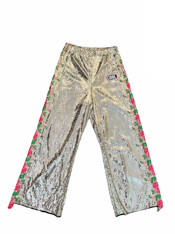 Flower Sequins pants